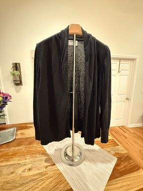 Old Navy Open-Front Cardigan: Black, Large